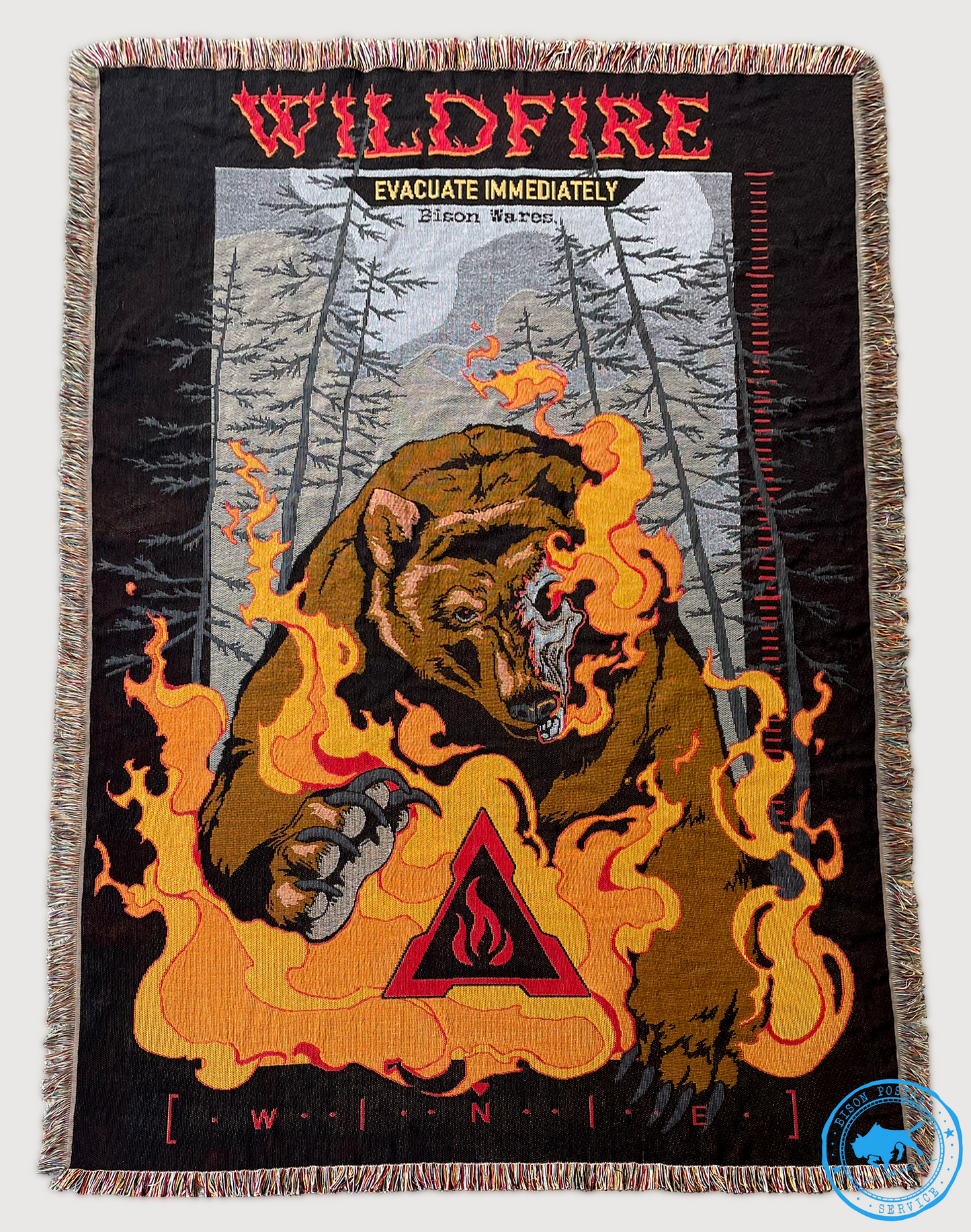 WILDFIRE - Woven Blanket