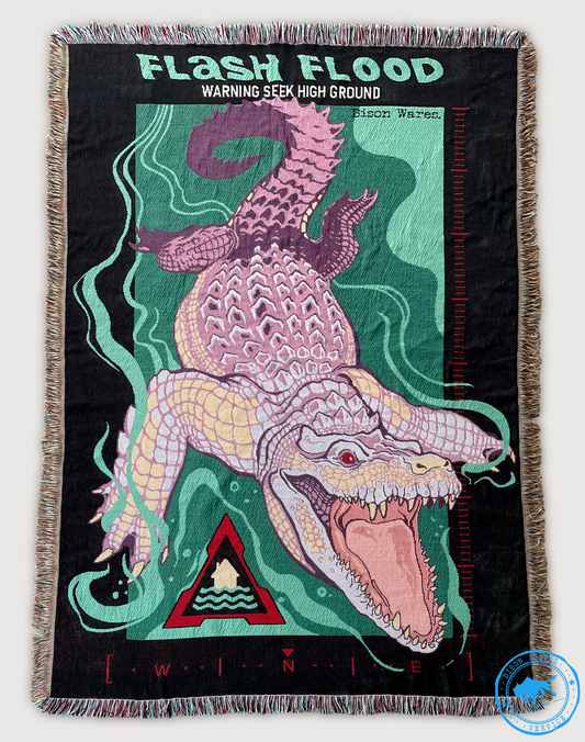 FLASH FLOOD - Woven Blanket