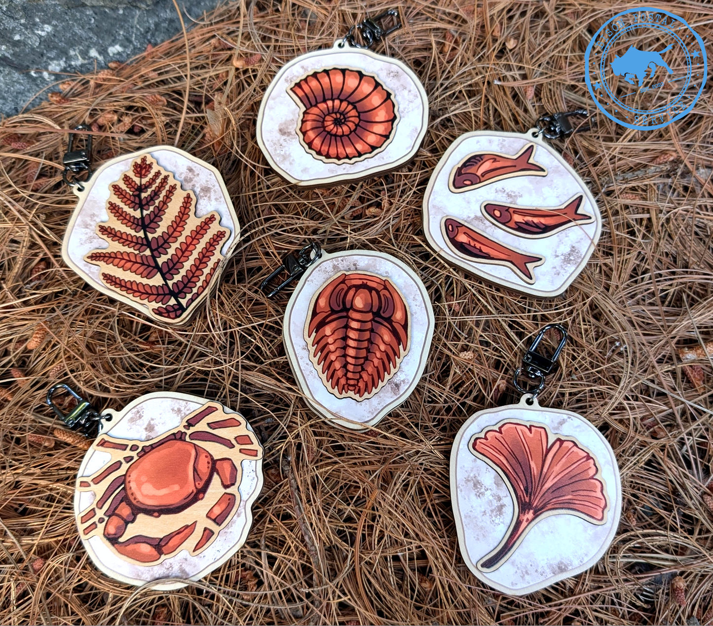 Mystery Fossil Charms