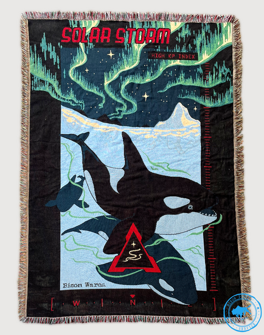 SOLAR STORM - Woven Blanket