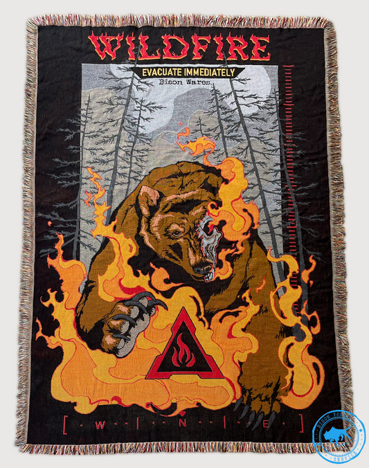 WILDFIRE - Woven Blanket